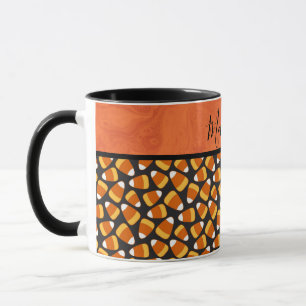 Fun Candy Corn Pattern Personalized  Mug