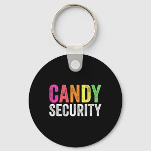 Fun Candy Security Halloween Costume Keychain