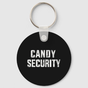 Fun candy security lazy halloween costume keychain
