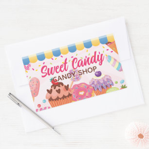 Fun Candy Shop Sticker Label