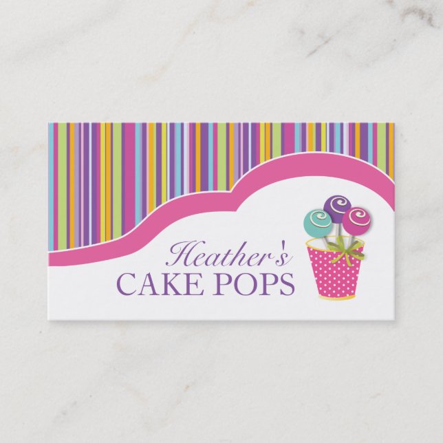 Fun Candy Store Business Cards (Front)