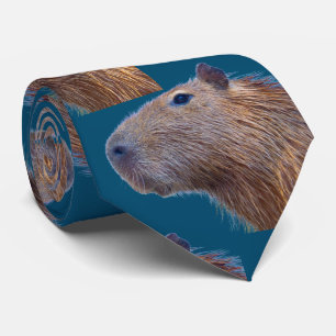 Fun Capybara Neck Tie