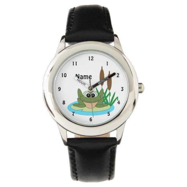 Fun Cartoon Frog Watch (Front)