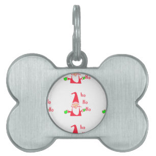  Fun Cartoon Mouse Santa Collection. Pet ID Tag