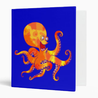 Fun Cartoon Octopus Avery Binder