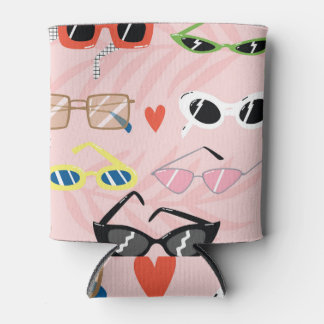 Fun Cartoon: Trendy Sunglasses Collection Can Cooler