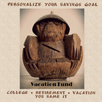 Fun Carved Coconut Monkey Bank Kitsch Photographic