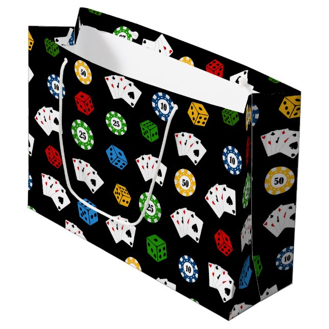 Fun Casino jeu motif partie cadeau sac (Devant Angle)