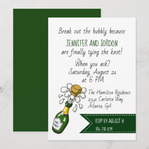 Fun Casual Wedding Invitation