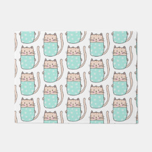 Fun Cat Pattern Doormat