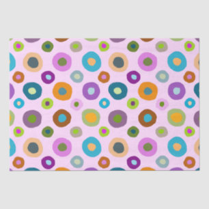 Fun cheerful colourful decoupage tissue paper pink