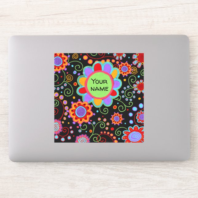Fun Cheerful Flowers Personalized (Computer)