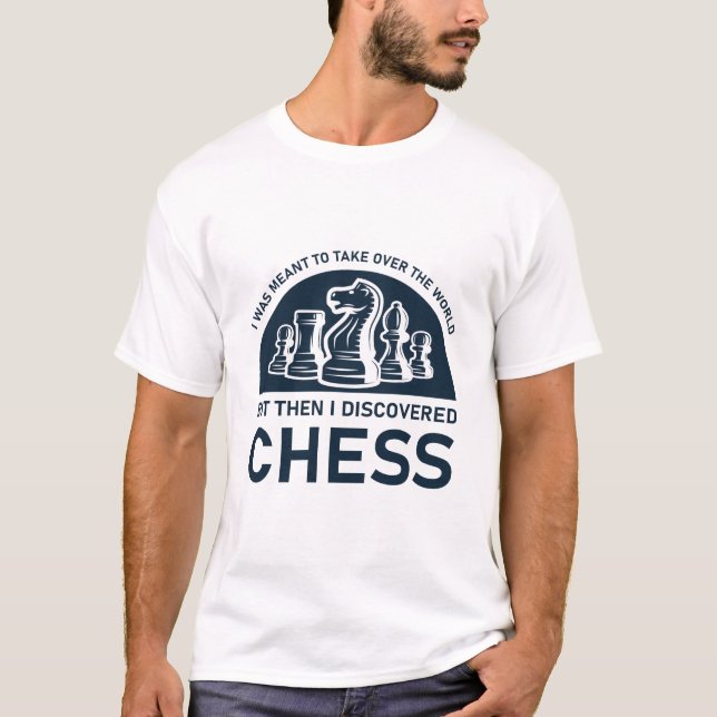 Fun Chess Player Funny Chess T-Shirt (Front)