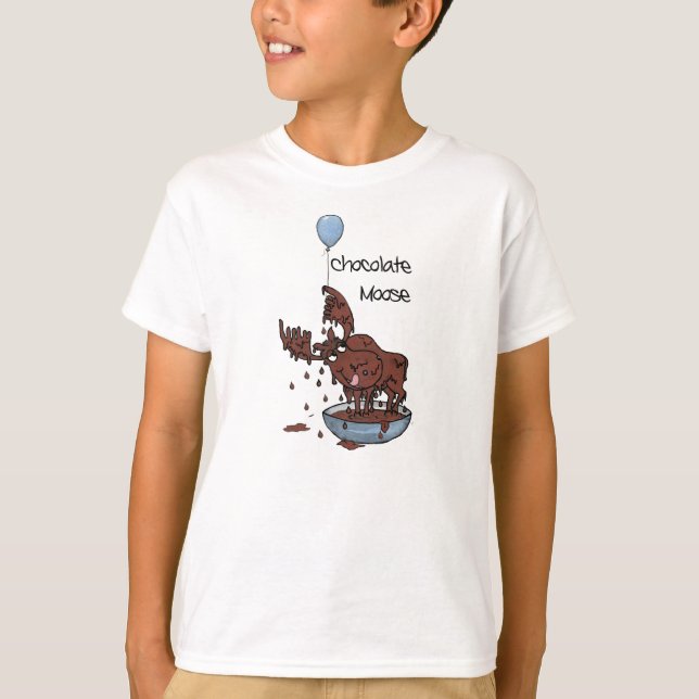 Fun Child's T-shirt, Chocolate Moose T-Shirt (Front)