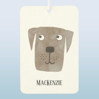Fun Chocolate Labrador Retriever Dog Personalized