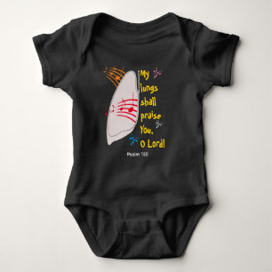 Fun Christian MY LUNGS SHALL PRAISE YOU Baby Bodysuit