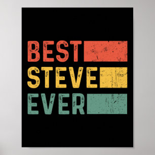 Fun Christmas Birthday Gift For Steve - Best Steve Poster