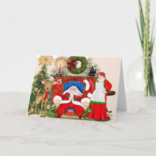 Fun Christmas Card with Santa