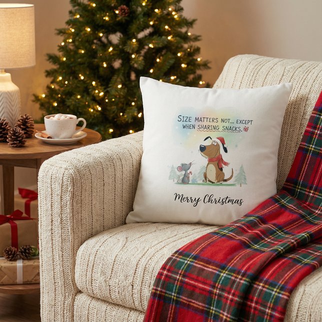  Fun Christmas Dog Pet Throw Pillows (Creator Uploaded)
