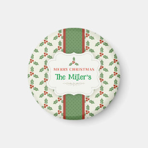 FUN! Christmas Magnet - Personalized -Add Name