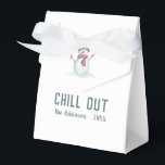 Fun Christmas Snowman Favor Box<br><div class="desc">Cute snowman Christmas gift boxes customizable to your specifics.</div>