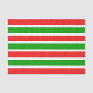 Fun Christmas Stripes Tissue Paper