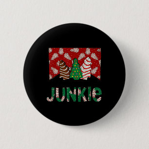 Fun Christmas Tree Cake Junkie Tis The Season West 2 Inch Round Button