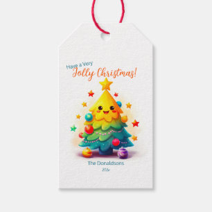 Fun Christmas Tree Gift Tag