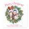 Fun Christmas Wreath Picture Frame Cute Holiday
