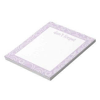 Fun Circle Pattern Notepad