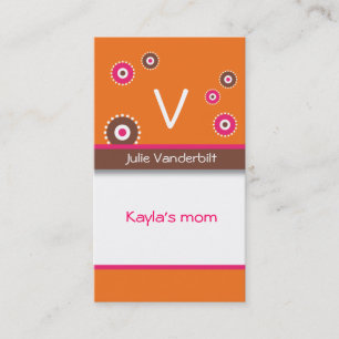 Fun circles Mommy Card