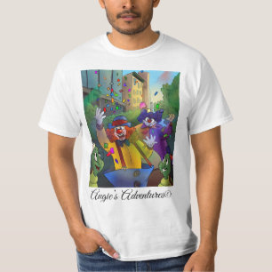 Fun clown cotton t-shirt