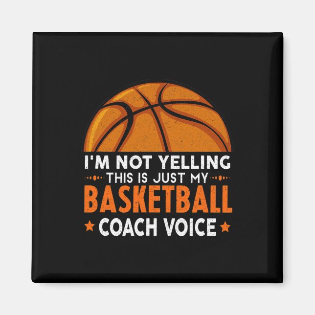 Fun Coach  Basketball Lover Magnet (Front)