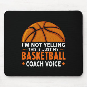 Fun Coach  Basketball Lover Mouse Pad