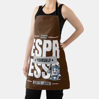 Fun Coffee Apron Design for Baristas