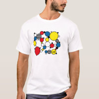 fun color circles mondrian style