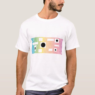 fun color line and dot T-Shirt