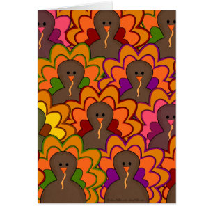 Fun Coloré Thanksgiving Turkeys