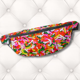 Fun Colorful Candy Sweet Pattern Rainbow Sprinkles Fanny Pack