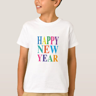 Fun Colorful Happy New Year T-Shirt