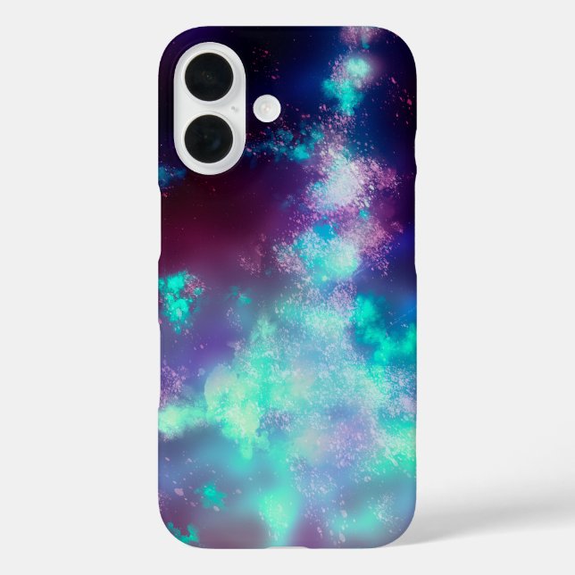 Fun & Colorful Universe iPhone 16 Clip Case (Back)