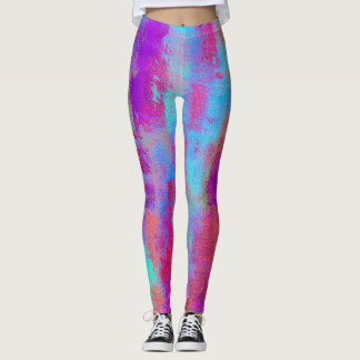 Fun Colourful Abstract Dots Leggings