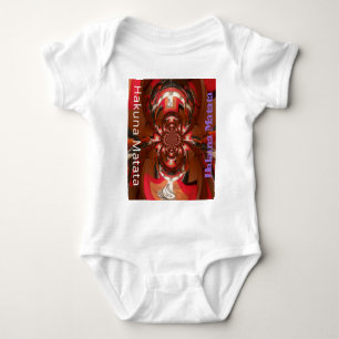 Fun Colourful African Design Baby Bodysuit
