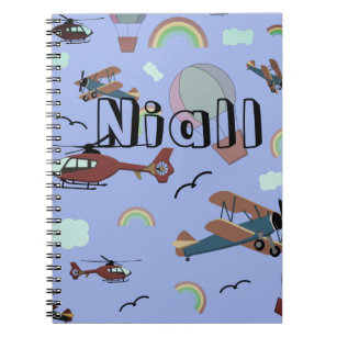 Fun Colourful Aviation Notebook