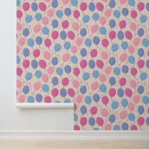 Fun Colourful Balloons Pastel Wallpaper