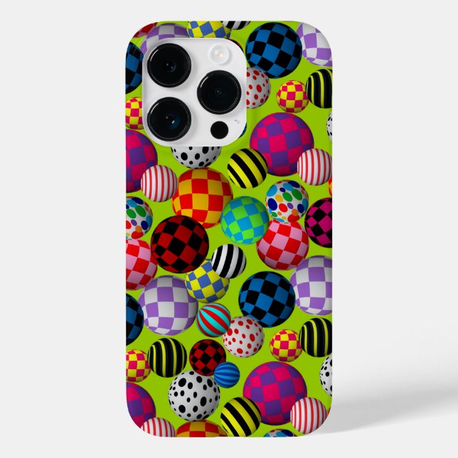 Fun & Colourful Balls Case-Mate iPhone Case (Back)