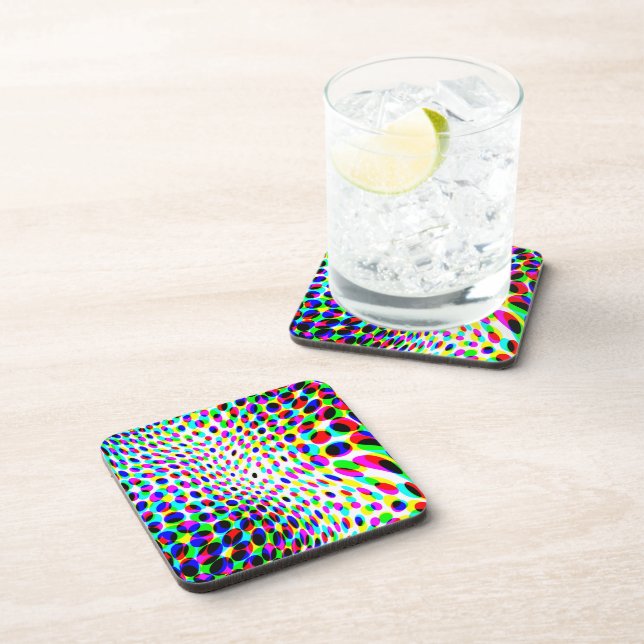 Fun Colourful Circles Coaster (Right Side)