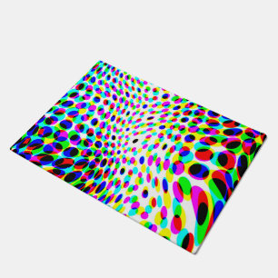Fun Colourful Circles Doormat