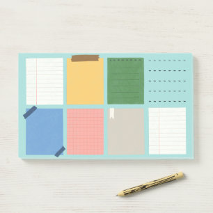 Fun Colourful Different Notepad List Designs To Do