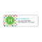 Fun Colourful Dots Personalized Monogram